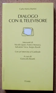 LIBRO DIALOGO CON IL TELEVISORE Carlo Maria Martini 1993 Einaudi L'Unità - Picture 1 of 2