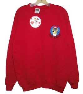 SUDADERA DE COLECCIÓN AÑOS 90 TAZ DEVIL "DEAR OLD SANTA" TULTEX XMAS WARNER BROS LOONEY L - Imagen 1 de 5