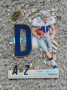 2023 Zenith Football SP Cowboys Daryl Johnston #4 "D" in custodia inserto dalla A alla Z Hit - Foto 1 di 2