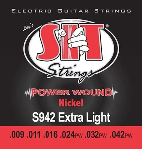 S.I.T. Strings S942 - Powerwound Nickel Electric Extra Light (9-42) - Picture 1 of 1