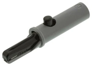 KROKODILCLIP 6 MM GRAU/SCHWARZ 6A - 930126100 - Bild 1 von 1