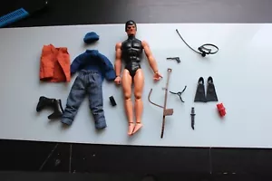 BIG JIM MATTEL COMMANDO JEFF " RARE SPY FIGURE ` + motor NICE SET ! - Picture 1 of 11