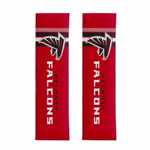NEW NFL Atlanta Falcons Seat Belt Pads Shoulder Protector Universal Size - Pair Cover
