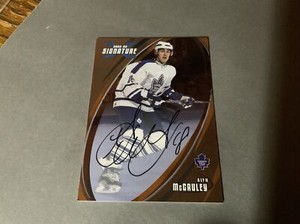 2002-03 In the Game Be A Player Signature Series - Signatures #036 Alyn McCauley