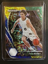 2021 Panini Prizm Draft Picks Josh Giddey Choice Blue Yellow & Green RC #17 OKC