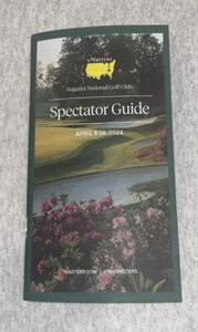 2024 Masters Spectator Guide - Augusta National Golf Club - Picture 1 of 1