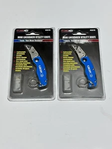 Grip Mini Utility Knife 2pc Blue - Picture 1 of 2