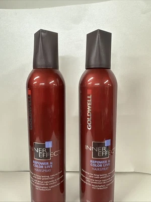 2 Pack --- GOLDWELL INNER EFFECT REPOWER & COLOR LIVE HAIRSPRAY 9.4 OZ - Image 1 of 4