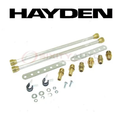 Hayden Engine Oil Cooler Hose Assembly for 1991-1999 Mitsubishi 3000GT - cf - Image 1 of 4