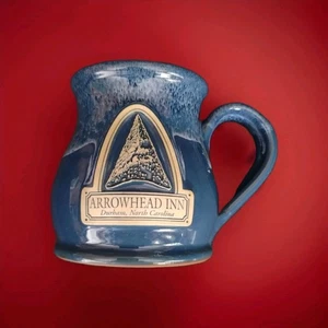 Arrowhead Inn Durham, NC blaue Glasur Kaffeebecher/Tasse Deneen Keramik handgeworfen 2011 - Bild 1 von 7