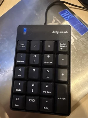 Jelly Comb USB Numeric Keypad Black Tested Working - Image 1 of 4