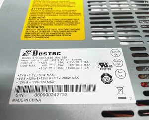 Bestec ATX-300-12EB3 Rev: S2R 300W MAX Power Supply from Working Unit - Picture 1 of 7