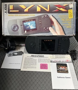 Atari Lynx Handheld Konsole PAG-0201 OVP & California Games - funktionstüchtig - Bild 1 von 24