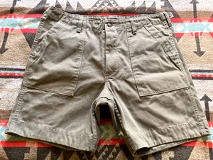 FILSON US Army Fatigue Shorts Mens XL Made in USA Dry Tin Cloth Twill 38" - Picture 1 of 11