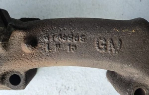 Usd 1958-63 Chevrolet Ram Horn Exhaust Manifold & Altenator Bracket SBC 283/327? - Picture 1 of 6