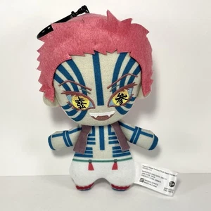 Demon Slayer Kimetsu no Yaiba AKAZA Plush Doll/Bag Clip Bandai Spirits 6” - Picture 1 of 6