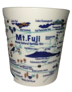 MT.Fuji Map Mug Made In Japan Coffee Cup Mug - Picture 1 of 6