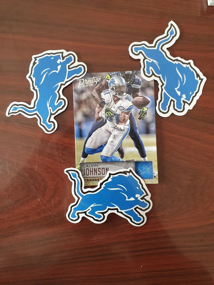 3 of Detroit Lions themed Car Decal Sticker quality NFL collectable  - Image 1 of 1