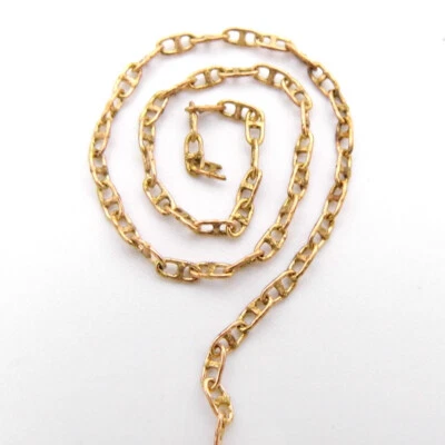 Length 1 meter Copper Railing Chain Marine Anchor Cable Spare Parts for RC Boats - Image 1 of 4