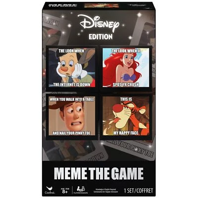 Meme The Game, Disney Version Funny Cards Family Party Travel Activity, for A... - Image 1 of 4