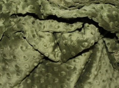 EDREDÓN DE COSTURA DE FELPA CON HOYUELO VERDE OLIVA MINKY CUDDLE TELA ARTESANAL POR Y PRECORTADOS Foto 1 de 4