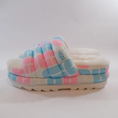 Maxi Tobogán UGG Mujer 'Azul Rosa Blanco' 1127076 Talla 8 ¡NUEVO! Foto 1 de 4