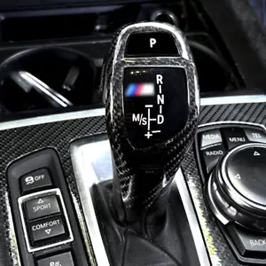 Borde de palanca de cambios de fibra de carbono M para BMW X5 F15 X6 F16 35d M50d 2014-2018 - Imagen 1 de 12
