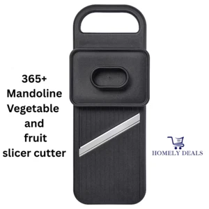 IKEA 365+ Mandoline Slicer – Black Veg Cutter Adjustable Blades Hand Protection - Picture 1 of 7