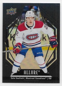 22/23 UPPER DECK ALLURE BLACK RAINBOW PARALLEL Hockey (#1-150) U-Pick From List