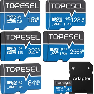 Wholesale 1/5/10PCS 32GB 64GB 128GB 256GB C10 Ultra Micro SD Card Memory TF Card - Image 1 of 4