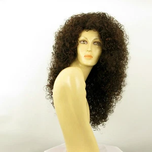 length wig for women curly chocolate copper wick ref LIONESS 6h30 PERUK - Imagen 1 de 8