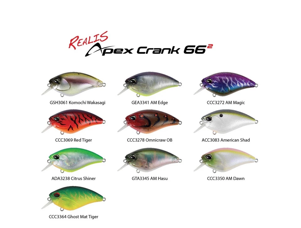 Manivela Duo Realis Apex 66 Cuadrado Bill Crankbait - Elige Color Foto 1 de 1