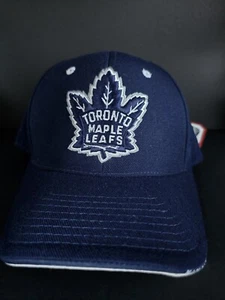Toronto Maple Leafs Hat Fitted Hat Zephyr NHL Blue Wool Blend Sz 6 3/4 NWTS - Picture 1 of 4
