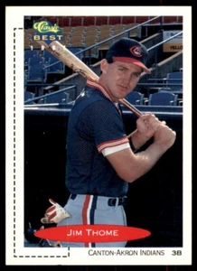 1991 Classic Best Minor League Jim Thome Canton-Akron Indians #195 - Picture 1 of 2
