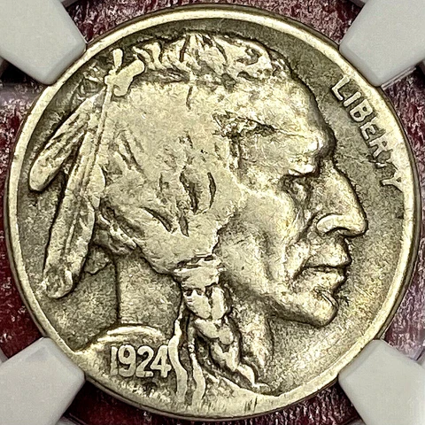 NGC VF-20! 1924-S BUFFALO NICKEL Cover