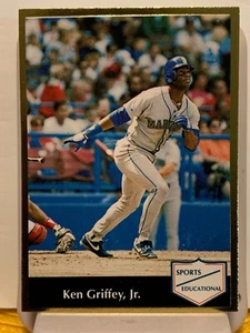 Ken Griffey Jr 1991 Sport pädagogische Baseballkarte #4 HOF - Bild 1 von 2