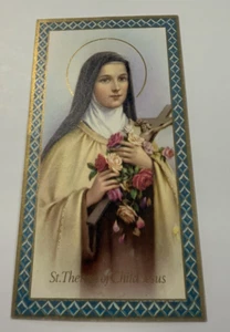 CARTOLINA SANTA MORTE DI SANTA TERESA DI GESÙ BAMBINO-FRANK H. BRAUSEN 1901-1972- - Foto 1 di 9
