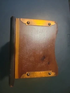Joyero humidor vintage de cedro toda madera mediados de siglo moderno - Imagen 1 de 10