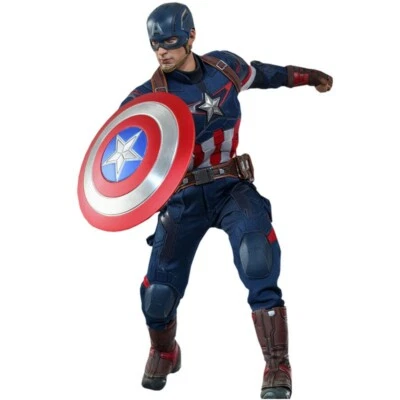 1:6 Hot Toys Los Vengadores La Era de Ultrón Figura Capitán América - HOT902328  - Imagen 1 de 4