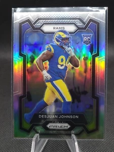 Desjuan Johnson 2023 Panini Prizm Silver Prizm Rookie RC #356 Rams - Picture 1 of 2