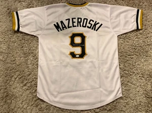Bill Mazeroski MLB SIGNED custom PITTSBURGH PIRATES Baseball Auto JERSEY JSA COA - Picture 1 of 6