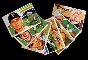 Pirates Lot-1956 Topps Max SURKONT, Roy FACE, Toby ATWELL, SWANSON FREESE LYNCH+
