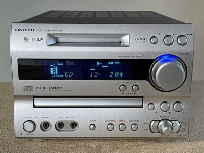 Onkyo FR-N7X CD/MD Tuner Amplifier Hi MD System Component Very Good - Image 1 of 4