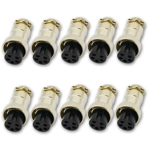 10,5 pin microphone connector for Army Military Aircraft Radio MIC - Picture 1 of 11