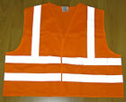 Reflective Safety Vest Class 2 Hi-Viz Orange Class Ii Size Xxxxlarge