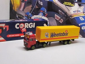 CORGI TOYS - CAMIÓN CAJA VOLVO WEETABIX - JUGUETE A PEQUEÑA ESCALA / MODELO CIRCA 1985 - Imagen 1 de 3