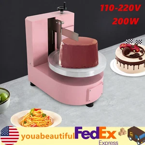 Birthday Cake Cream Smooth Coating Decoration Machine Cream Spreading Machine - Imagen 1 de 15