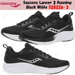 Saucony Lancer 3 Running Negro Blanco S28226-3 Hombres Talla - Imagen 1 de 8