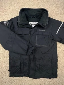 Columbia Jacket Youth 10/12 Black Full Zip Nylon Winter Skiing Kicks For Kids - Picture 1 of 11