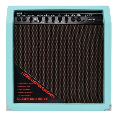 Amplificador de Guitarra Bluetooth EMB 500 VATIOS Altavoz Potente Gabinete - SD USB AUX B Foto 1 de 4